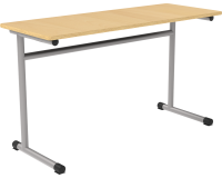 Table école Fabiano biplace L 130cm - Taille T5 pour primaire (P3/P4)
