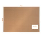 Tablero de anuncios de corcho Nobo Impression Pro de 1500x1200 mm