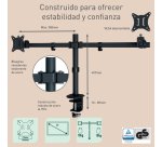 Brazo para dos monitores Leitz Ergo Slim
