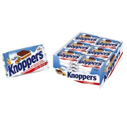 Galletas Barquillo Hasselnus knoppers 25 g - Paquete de 24 unidades