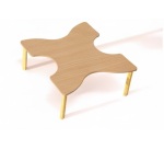 Fabiano Kids X-Shaped Table - Size T1 - Preschool