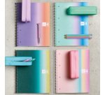 Cahier spirale Notebook Miquelrius Aurora Santorini A4 - petits carreaux - 240 pages