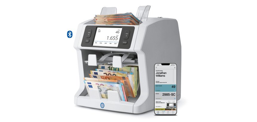 Contadora de valor de billetes y clasificadora Safescan 2985-SC