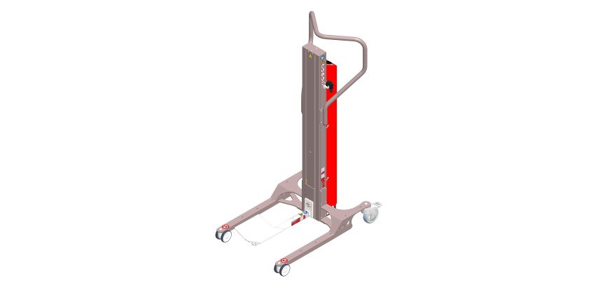 Gerbeur Astair à levée électrique avec éperon à galet et plateau V 30 kg course de levée 900 mm