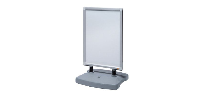 Soporte para carteles para el suelo con base para agua A1 Nobo Impression Pro