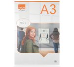 Porta pósters acrílico transparente de sobremesa, A3