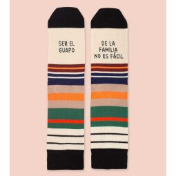 Calcetines "Ser el guapo de la familia no es fácil" talla 42-46
