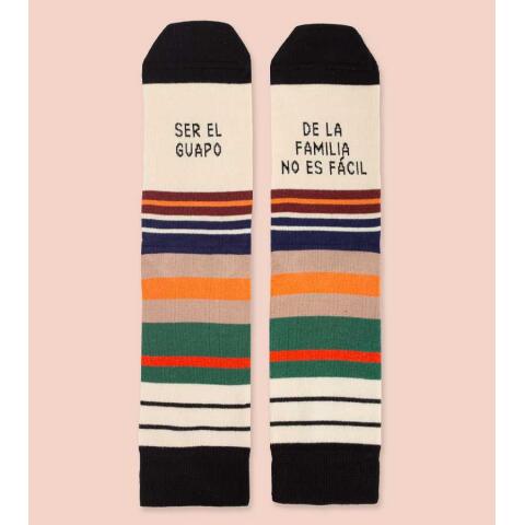 Calcetines "Ser el guapo de la familia no es fácil" talla 42-46