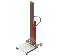 Gerbeur Astair à levée électrique avec plateau 60 kg course de levée 1600 mm