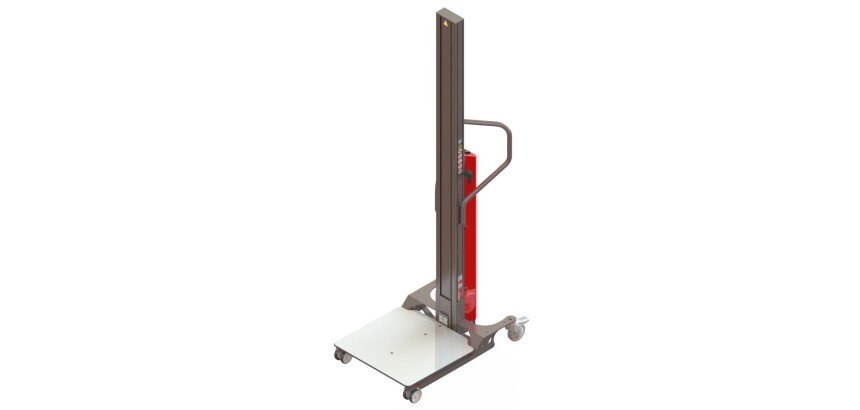 Gerbeur Astair à levée électrique avec plateau 60 kg course de levée 1600 mm