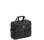 Delsey Turenne - Serviette 2 compartiments noire