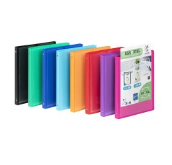 Classeur souple personnalisable - A4 - Dos 2,5 cm - polypropylène  - Essentiel Recycle VIQUEL- coloris assortis