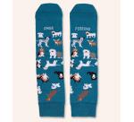 Calcetines "Amor Perruno" Azul talla 36-41
