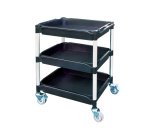 Desserte 3 plateaux bacs 180 kg 645 x 410 mm roue TPE