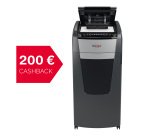 Destructeur de documents automatique et manuel Rexel Optimum AutoFeed+ 600M - P5 coupe micro