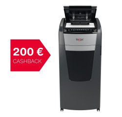 Destructeur de documents automatique et manuel Rexel Optimum AutoFeed+ 600M - P5 coupe micro