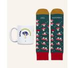 Kit Taza + Calcetines "Eres alucinante" talla 36-41
