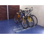 Râtelier 5 vélos  Finition galvanisé à chaude ep 70 microns