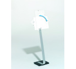 Support d'information sur pied CRYSTAL SIGN® STAND A3
