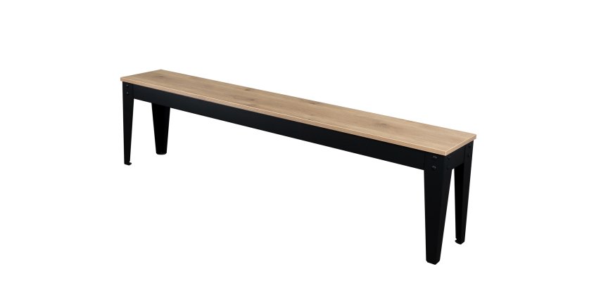 Banc bois et métal