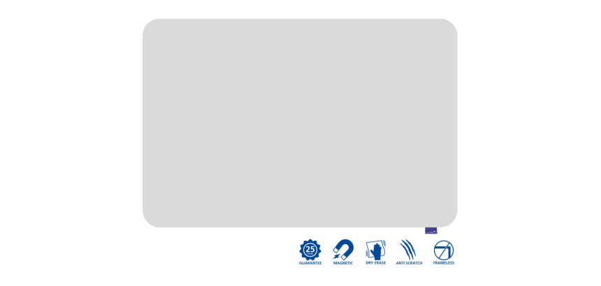 Tableau blanc émaillé ESSENCE 100x150cm - Legamaster