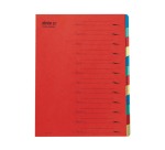 Trieur carte Extendos 12 divisions rouge