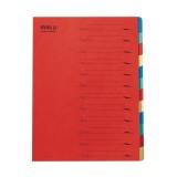Trieur carte Extendos 12 divisions rouge