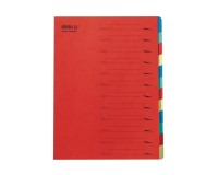 Trieur carte Extendos 12 divisions rouge