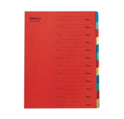 Trieur carte Extendos 12 divisions rouge