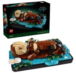 Floating Sea Otters
