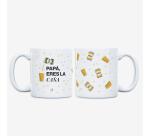 Kit Taza + Calcetines "Papá eres la caña" talla 42-46
