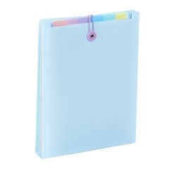 Trieur extensible 6 divisions – A4 vertical - Viquel Rainbow  pastel