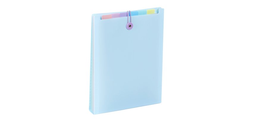 Trieur extensible 6 divisions – A4 vertical - Viquel Rainbow  pastel