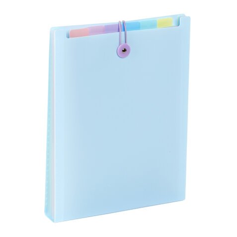 Trieur extensible 6 divisions – A4 vertical - Viquel Rainbow  pastel