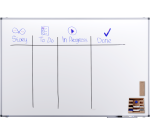 Tableau blanc laqué PREMIUM 100x150cm - Legamaster