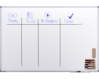 Tableau blanc laqué PREMIUM 100x150cm - Legamaster