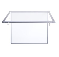 Vitrina exterior magnetica puerta abatible en metacrilato UV 15A4