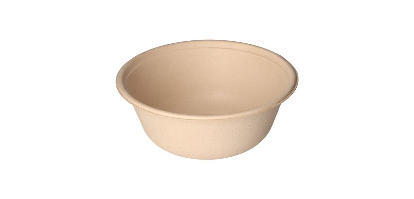 Bol de bagazo marrón 1500 ml - Caja de 300 unidades