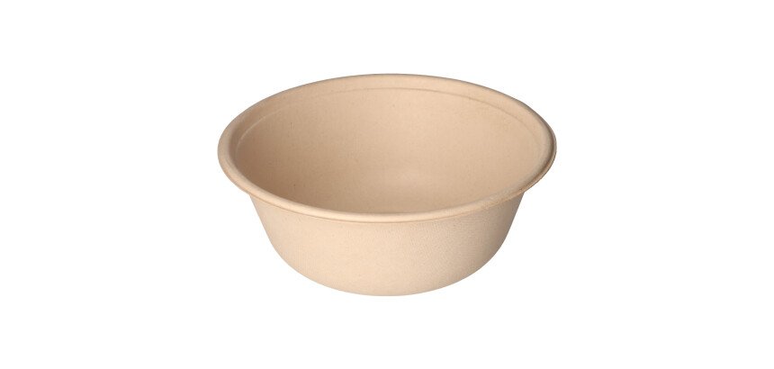 Bol de bagazo marrón 1500 ml - Caja de 300 unidades
