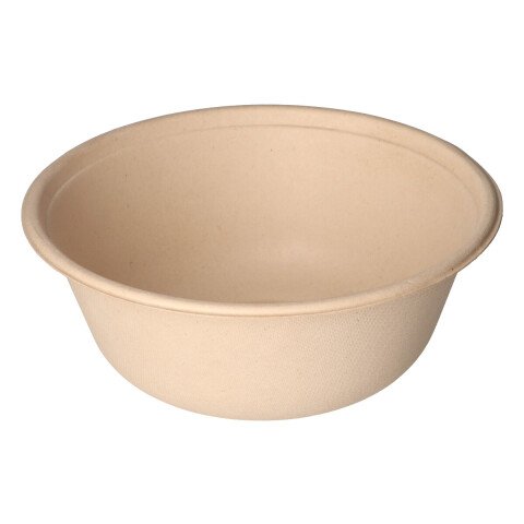 Bol de bagazo marrón 1500 ml - Caja de 300 unidades
