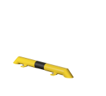 Bordures basses de protection XXL Tube Ø 89 x 3,2 mm d'épaisseur  Longueur 80 cm - Long. Hors tout 98 cm