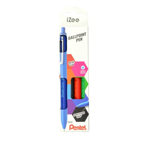 Bolígrafo Energel retráctil Pentel - Estuche 4 unidades
