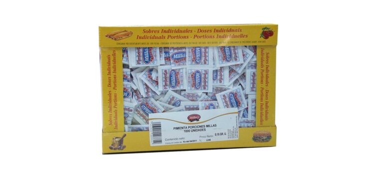 Pimienta Millas molida monodosis 15g
