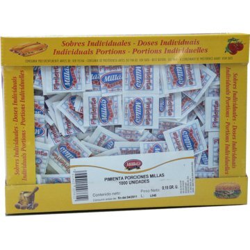 Pimienta Millas molida monodosis 15g