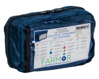 Trousse de secours Couvreur & Étancheur  2/4 personnes en tissu bleu