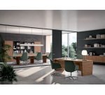 Bureau droit Direction Xennon finition placage bois L 190 cm