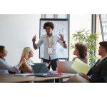 Caballete conferencia Essence magnetico con pies en madera maciza