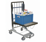 Chariot niveau constant acier zingué 100 kg 600 x 400 mm