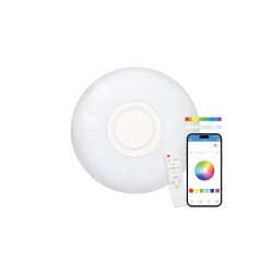 Plafón de techo LED 30 W con Altavoz de 5 W integrado Ø 40 cm KSIX Rainbow