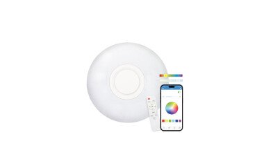 Plafón de techo LED 30 W con Altavoz de 5 W integrado Ø 40 cm KSIX Rainbow